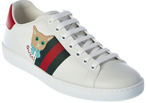 gucci sneakers cats|gucci pearl sneakers.